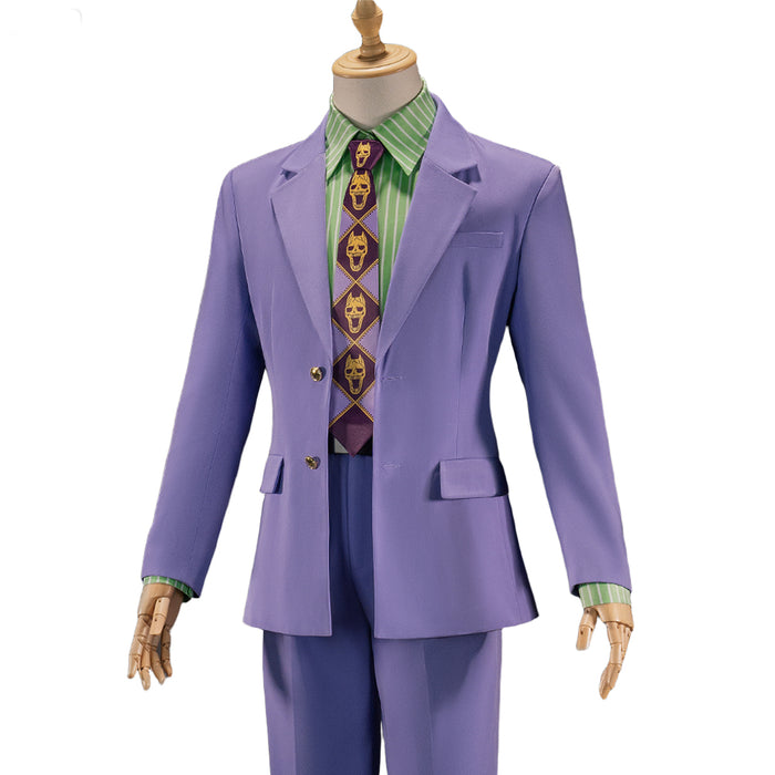 【In Stock】DokiDoki-R Anime Season 4 Cosplay Costume Anime Version Purple Green Suit