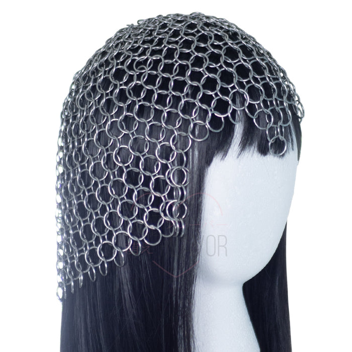 Iron Maiden Steel Chainmail Headpiece - MOEFLAVOR - INTL