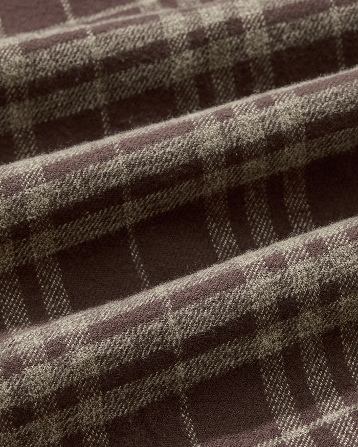 Jaspe Midweight Flannel - Brown Khaki