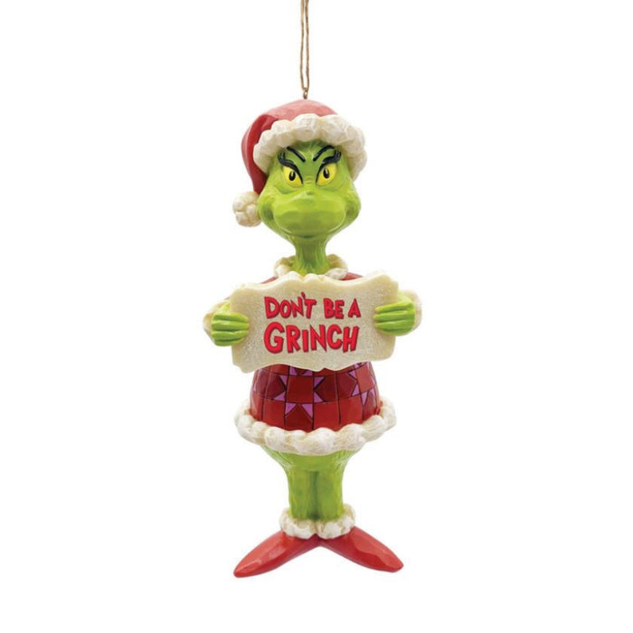Jim Shore Grinch Don't Be A Grinch PVC Ornament