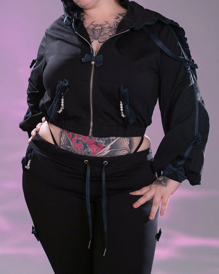 Jirai Kei Bow Track Pants