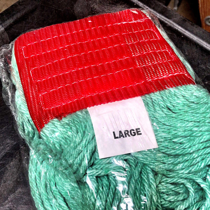 LARGE GREEN BLEND MOP W/ 5" BAND, LOOPED & BANDED
