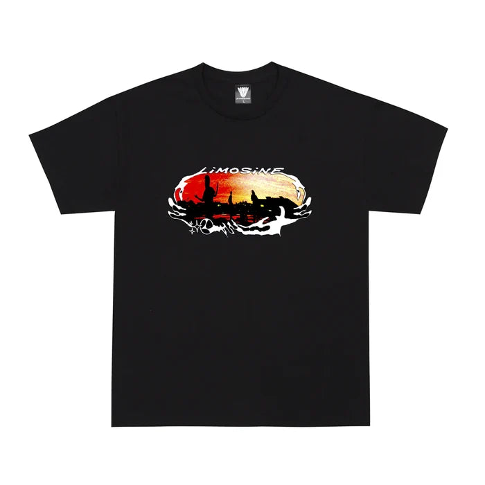 LIMOSINE - RING WAVE TEE BLACK