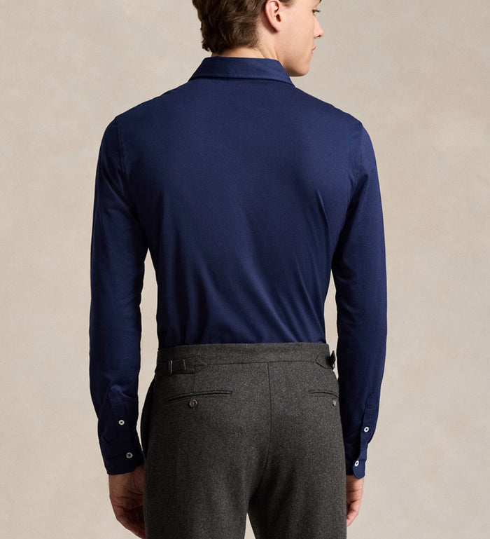 Long Sleeve Front Pocket Polo