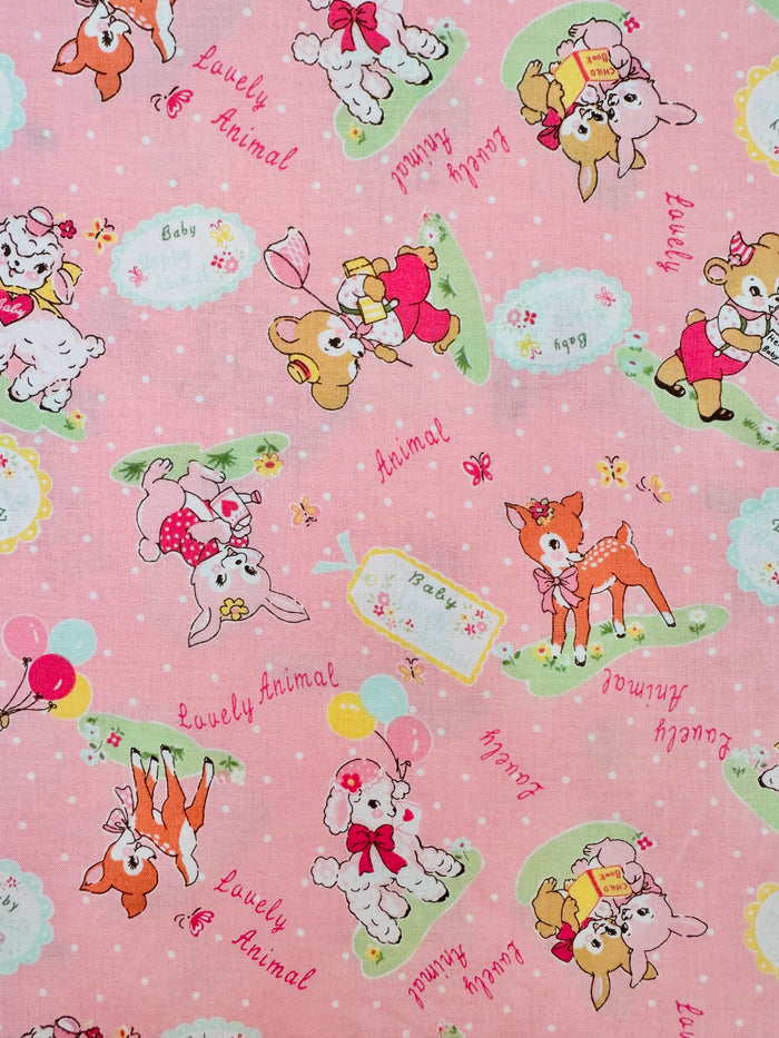 Lovely Animal - Pink - 30's Collection - Atsuko Matsuyama - Yuwa