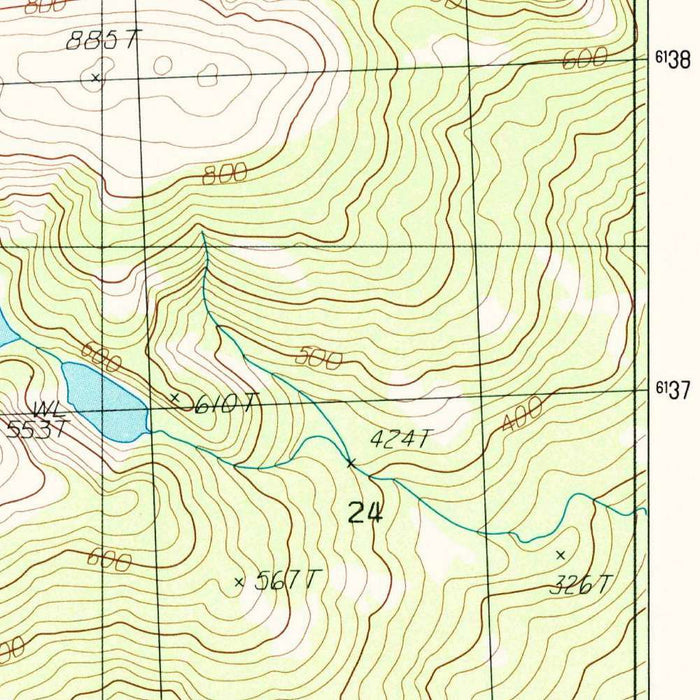 Map of Ketchikan, Alaska by USGS, 1991 – Tongass Narrows, Gravina Island & Annette Island