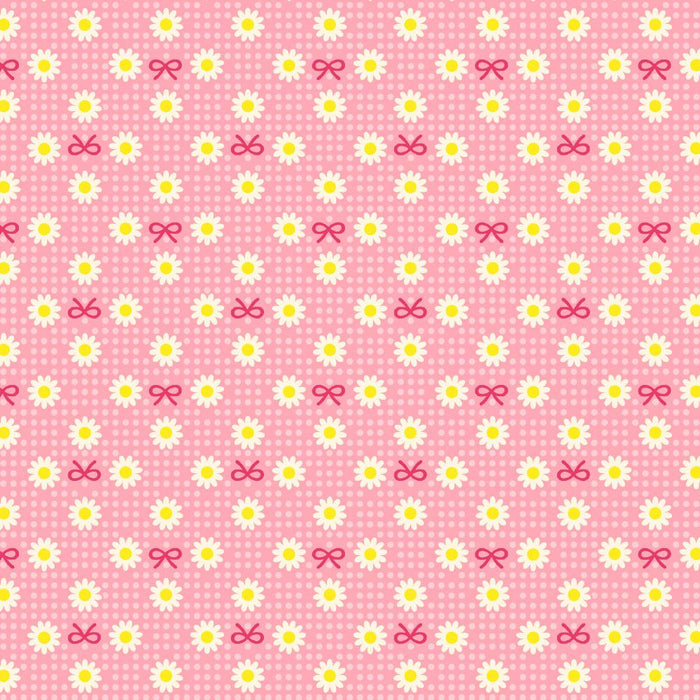 Margaret & Sophie 8- Retro Margaret Flower - Pink - Quilt Gate