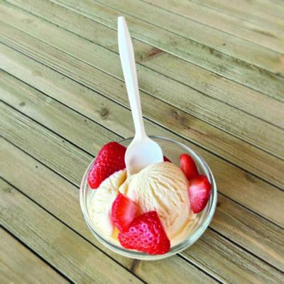 MEDIUM DUTY WHITE PLASTIC SPOONS 1000/CS
