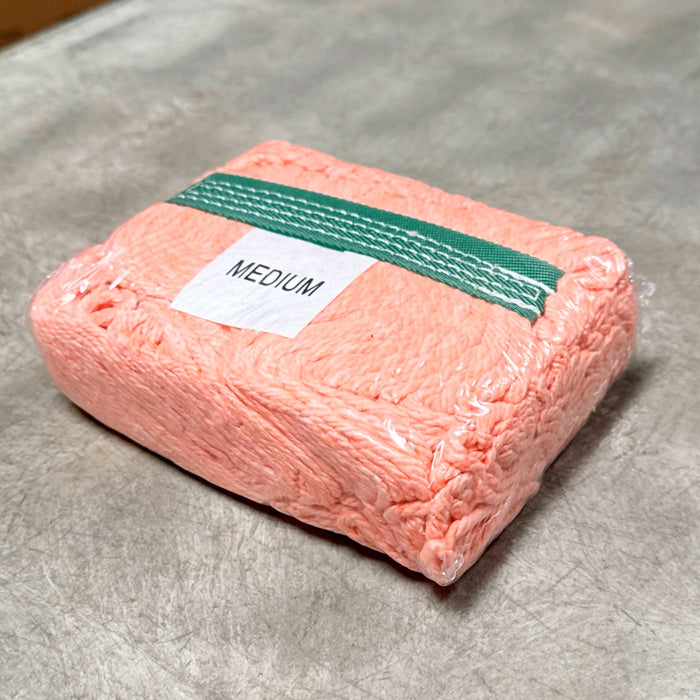 MEDIUM ORANGE BLEND MOP W/ 1" BAND, LOOPED & BANDED