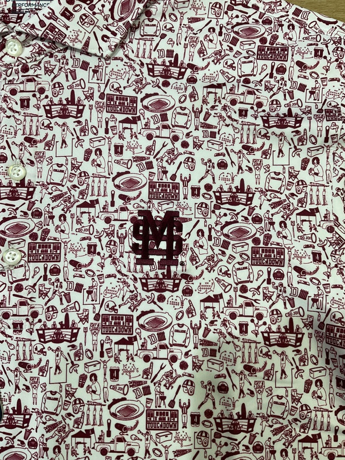 MSU Tailgater Polo - Maroon