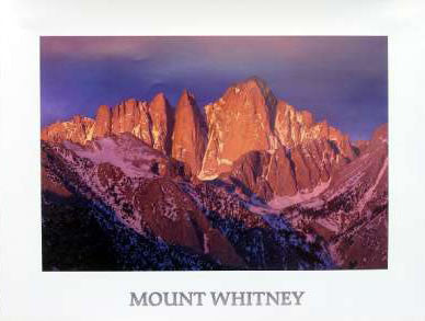 Mt. Whitney Peak Poster
