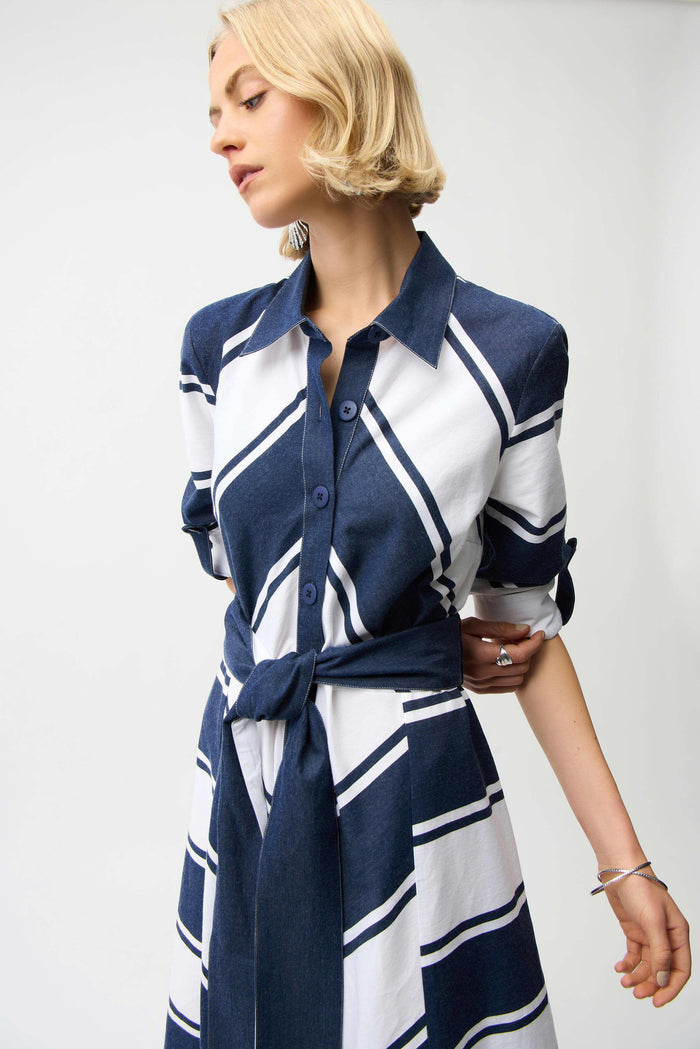 Nautical Midi Dress