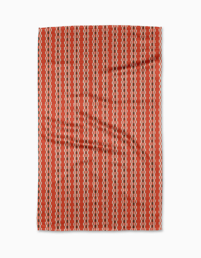 New Day Red Tea Towel