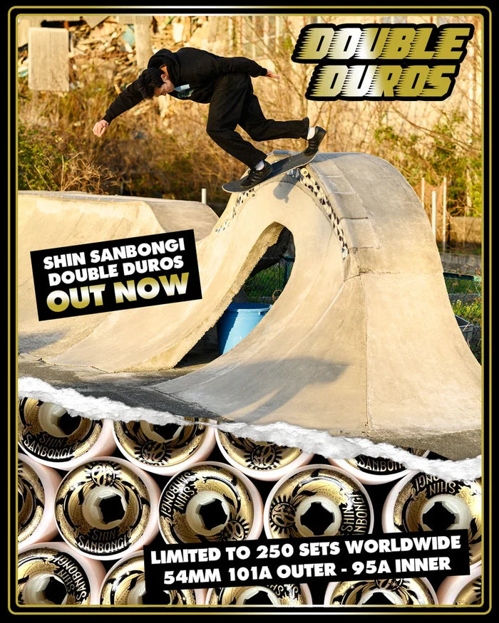OJS - SHIN SANBONGI DOLPHINS GOLD DOUBLE DURO WHITE MINI COMBO 101A/95A 54MM