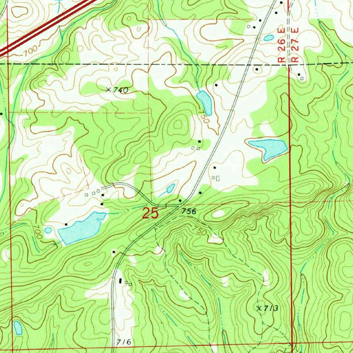 Old Map of Auburn, Alabama by USGS, 1971 – Auburn University, Lee County & Chewacla State Park