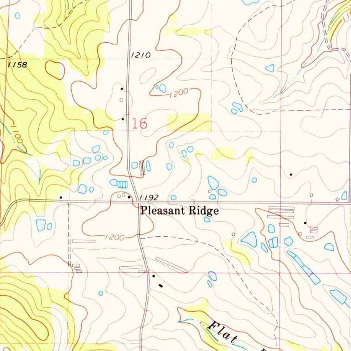 Old Map of Eureka Springs, Arkansas by USGS, 1972 – Holiday Island, Lake Leatherwood & White River