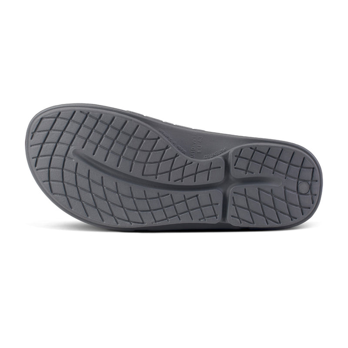 OOFOS Men's OOahh Sport Flex Slide - Slate