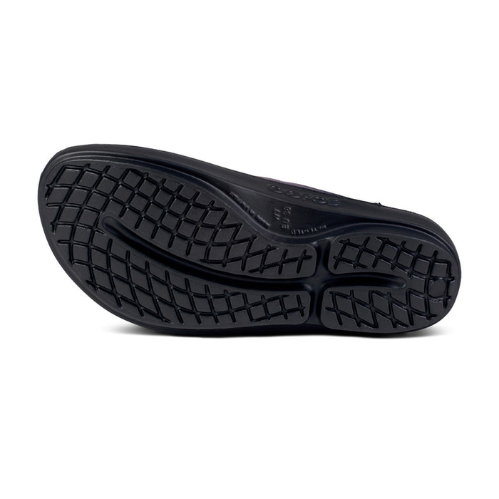 OOFOS Women's OOlala Luxe Thong - Midnight Spectre