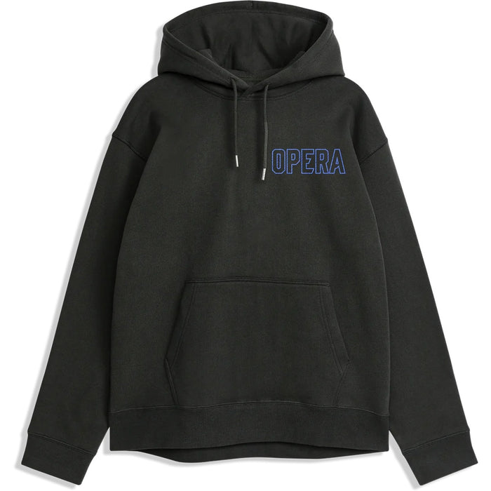 OPERA - OUTLINE EMBROIDERED HOOD BLACK