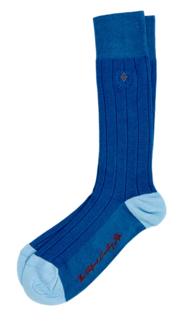 Peruvian Pima Cotton Socks - Royal Blue
