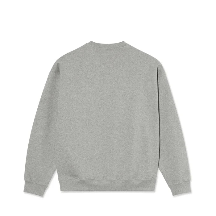 POLAR - DAVE CREWNECK SURF LOGO (HEATHER GREY)