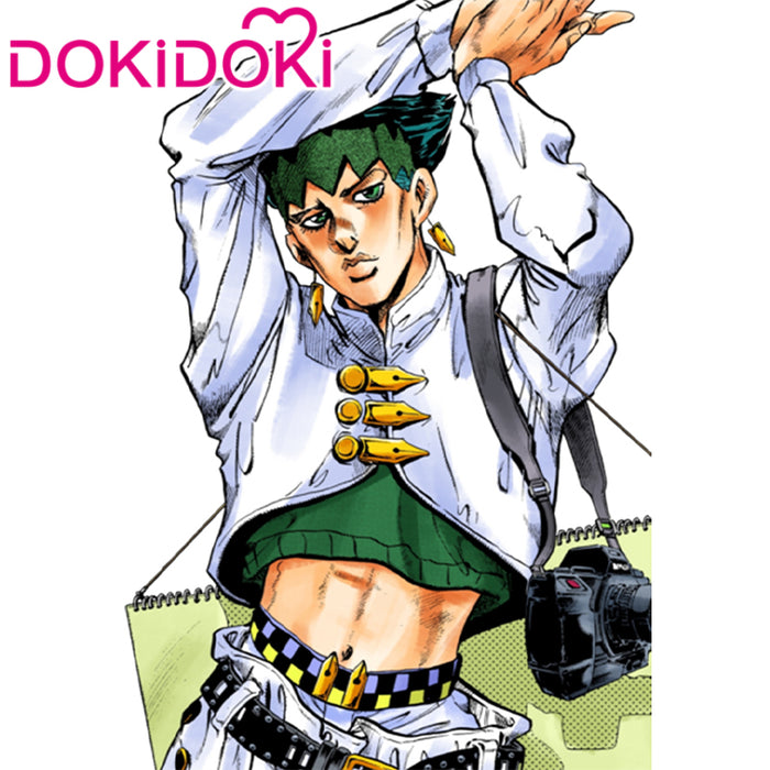 【POLL】$5 Deposit =10% OFF Coupon DokiDoki Anime Cosplay White Green Costume Male