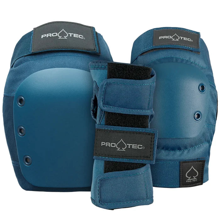 PRO-TEC - STREET JR. 3-PK PAD SET BLUE