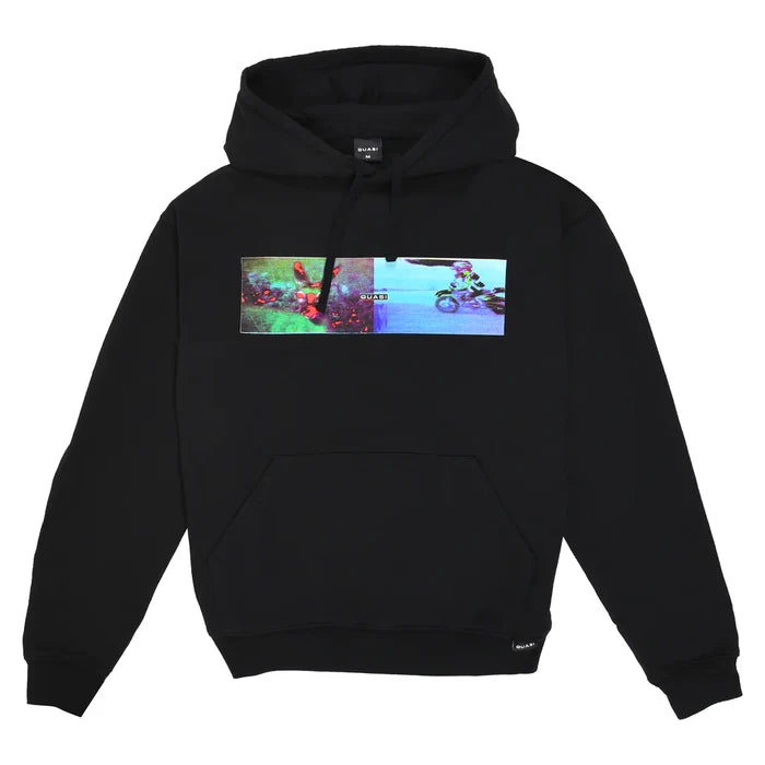QUASI - SYNTH HOODIE BLACK