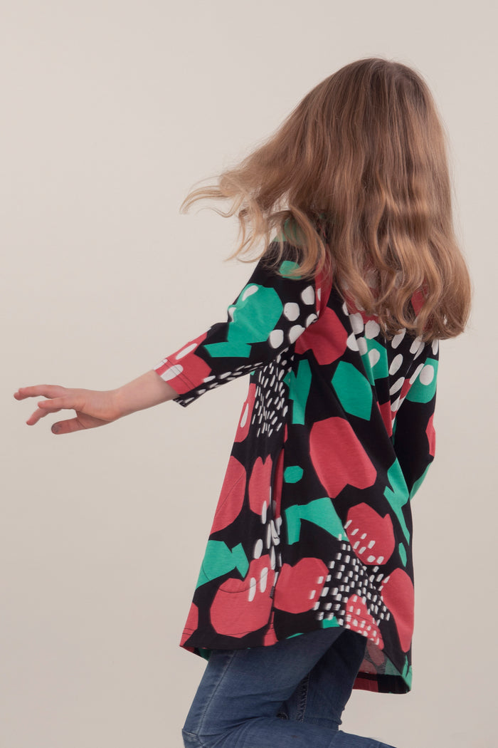 Ratia Kids Pisara Tunic Dress Onni Red