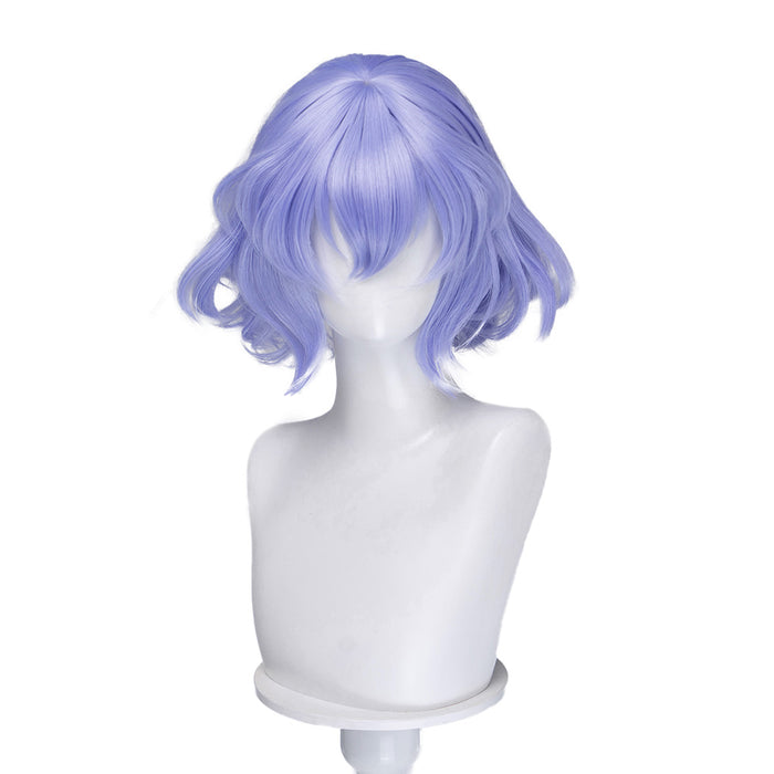 【Ready For Ship】DokiDoki Anime TouHou Project Cosplay Remilia Scarlet Wig Light Blue Short Hair