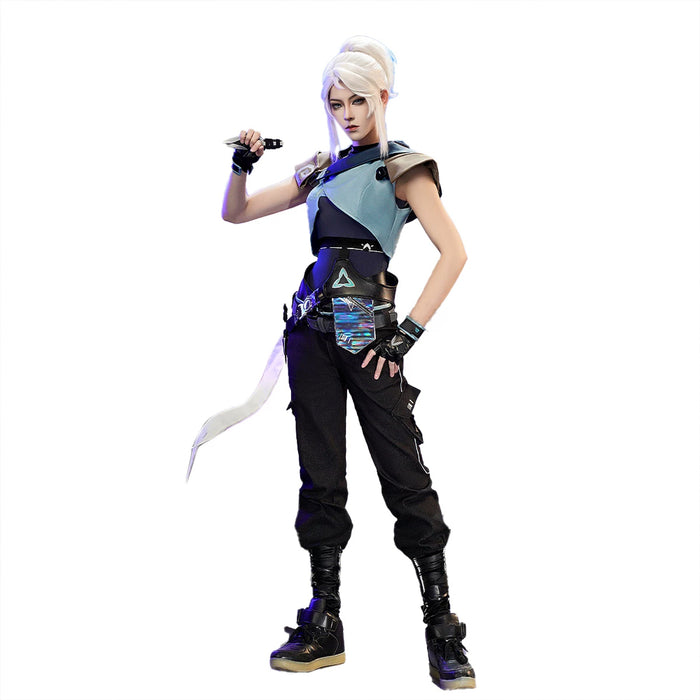 【Ready For Ship】DokiDoki-SR Game Valorant Cosplay Jett Costume Joon-Hee