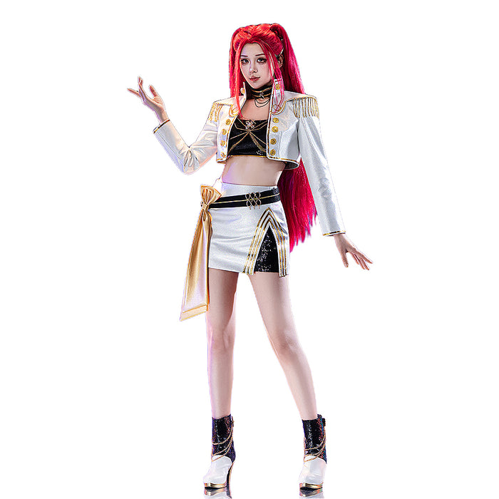 【Ready For Ship】【Size S-3XL】DokiDoki-SR Movie Anime KPOP KILLER Cosplay Costume GOLD SERIES Window Display Version