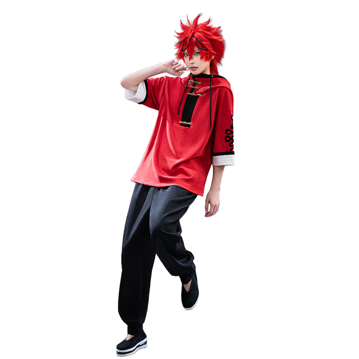【Ready For Ship】【Size XS-3XL】DokiDoki-R Anime Gokurakugai Cosplay Alma Costume Red