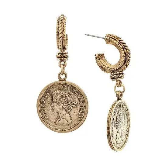 Regina Coin Earrings