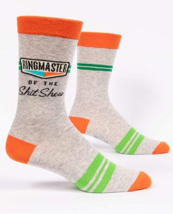 Ringmaster of the Shit Show Men's Crew Socks