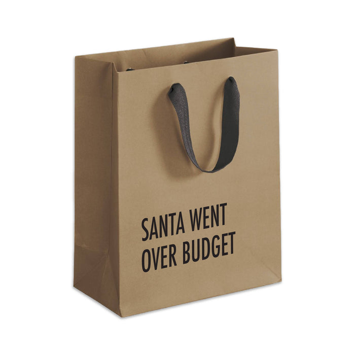Santa Budget - Christmas Gift Bag