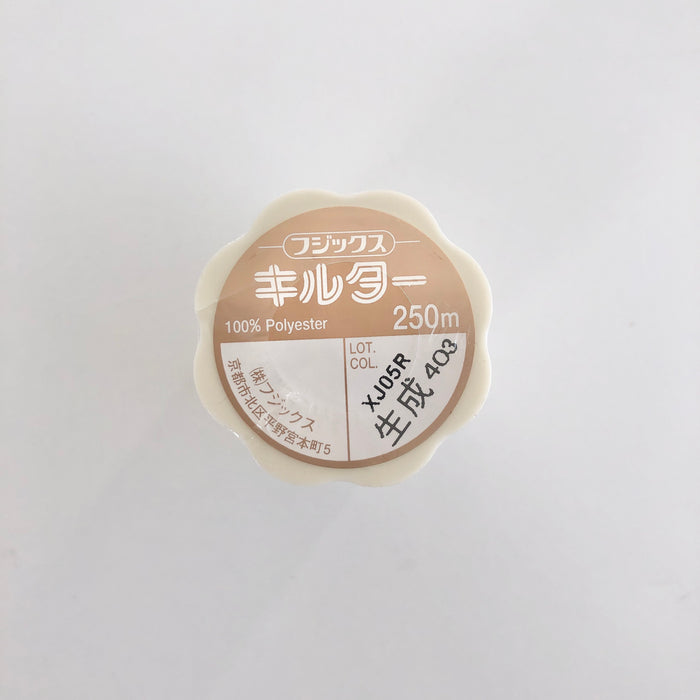 Schappe Quilter Thread - Off White (color 403) - Polyester - Fujix