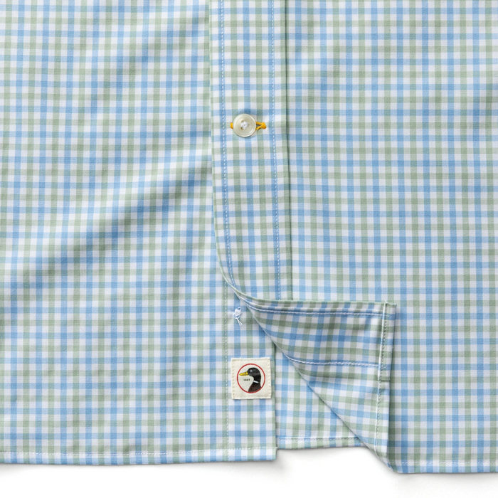 Shaw Performance Poplin Sport Shirt - Sage