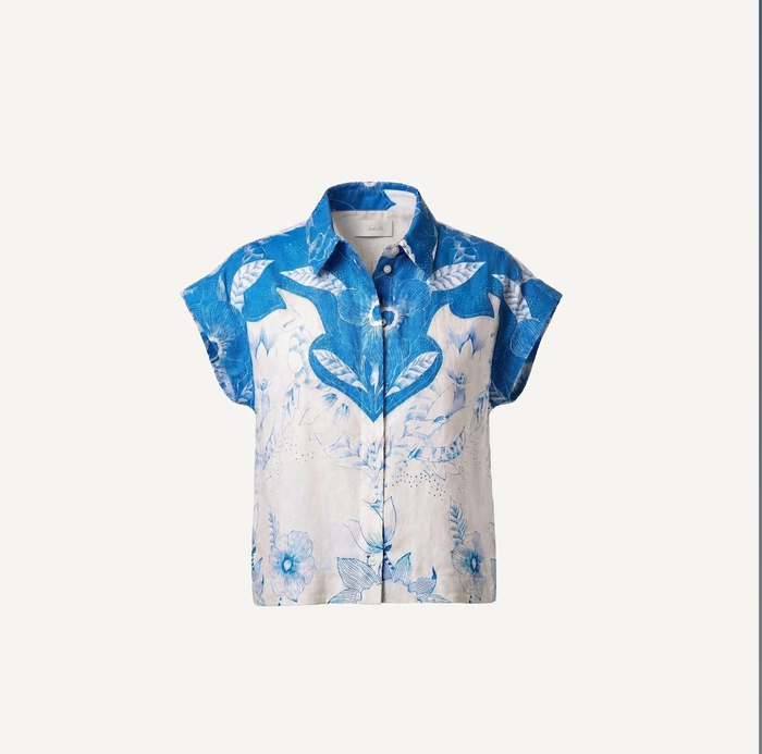 Simone Blouse-Celestia Print