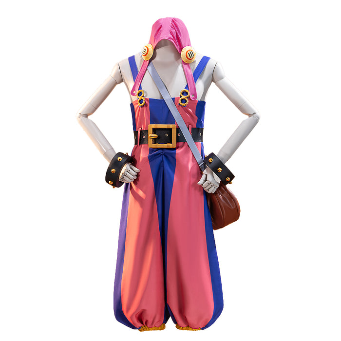 【Size XS-3XL】DokiDoki-R Anime Cosplay Costume Elbaph Arc Pink Purple With Pink Hat