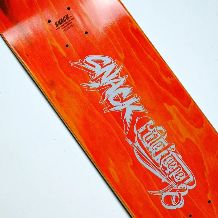 SNACK SKATEBOARDS - GATEKEEPER DECK (SILVER) 8.12