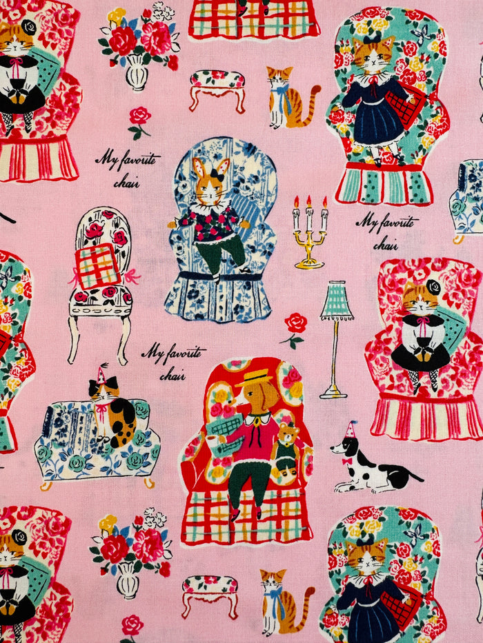 Sobakasu Kids - My Favorite Chair - Pink - Yuwa