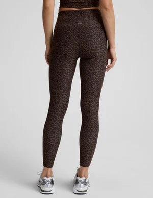Softmark Caught int he Midi High Wasted Legging--Cocoa Leopard