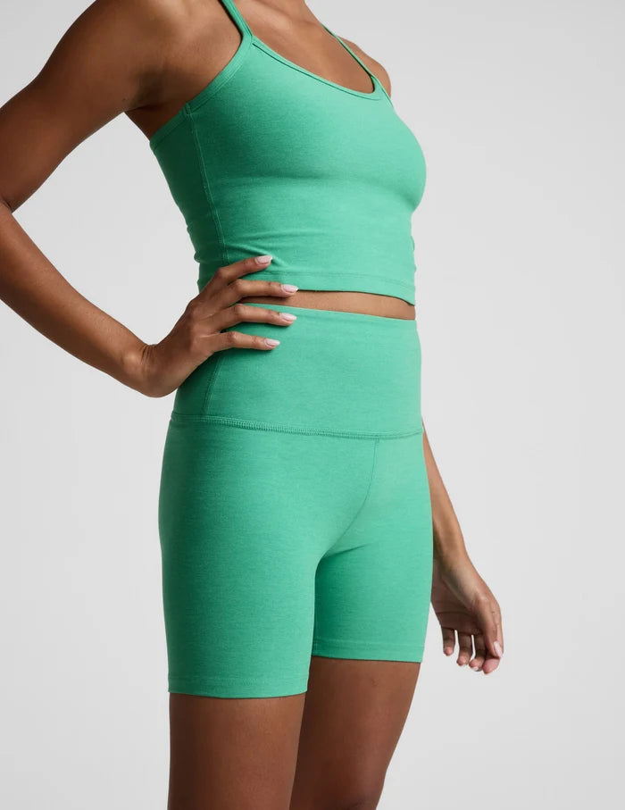 Spacedye Keep Pace 5" Biker Shorts-Emerald Green
