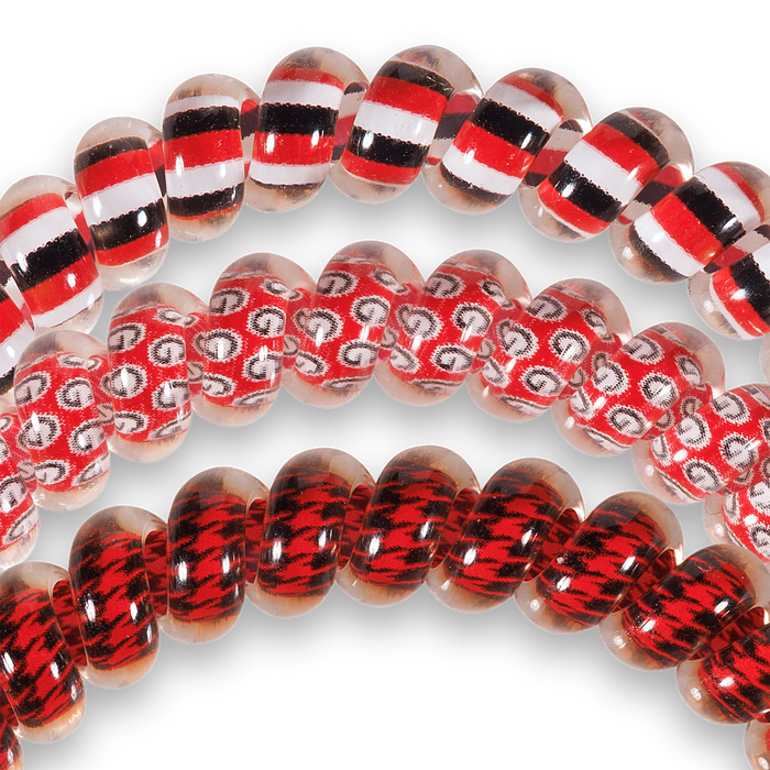Spiral Hair Coils | Small | Univ. of Georgia Hair Ties