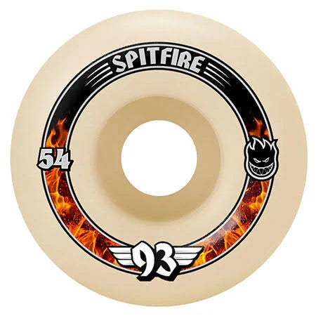 SPITFIRE WHEELS - F4 93D RADIAL 54MM SOFT SLIDERS