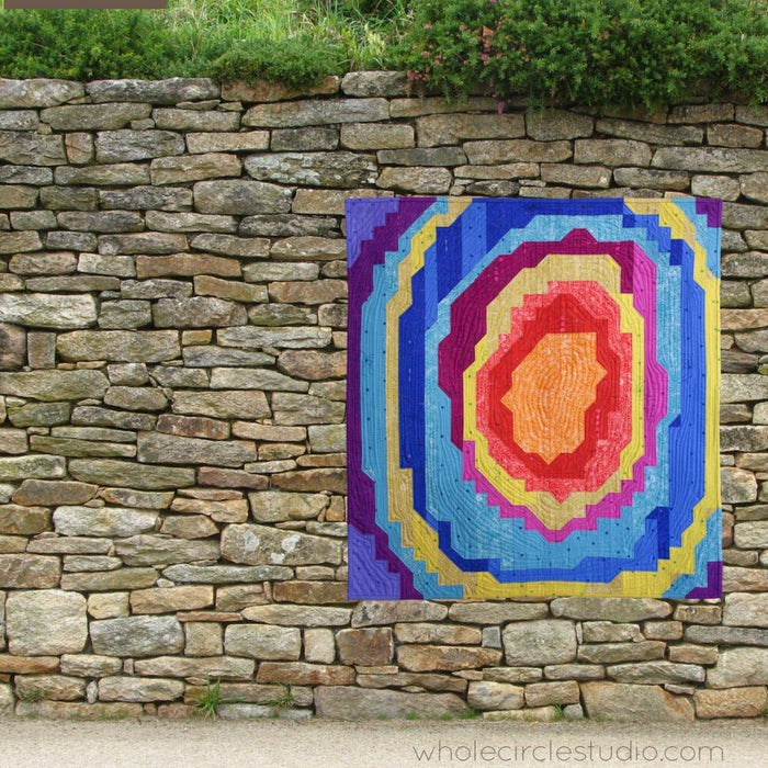 Stone Slice Quilt Pattern - Whole Circle Studio