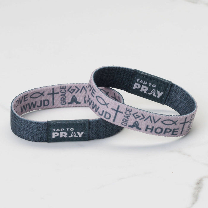 Taupe | Symbols of Faith| Tap To Pray® Wristband