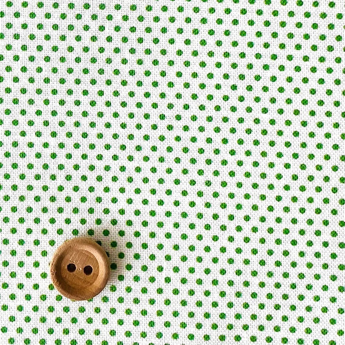 Textile Pantry Basics - Mini Dot - Green - Textile Pantry