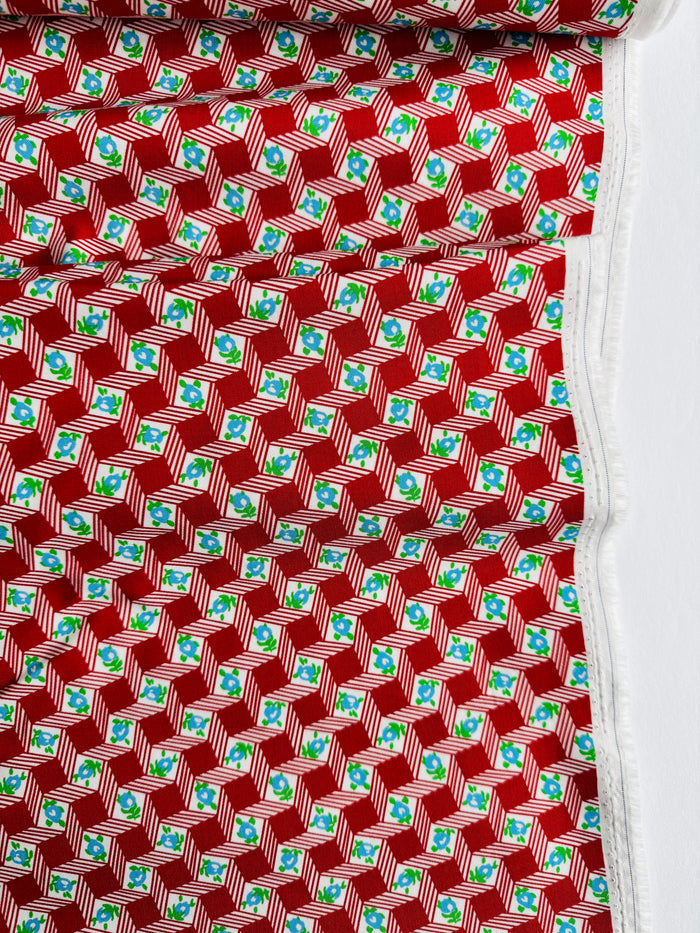 Tumbling Blocks - Red - MomNSon